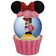 Disney Minnie Mouse Cupcake Water Globe